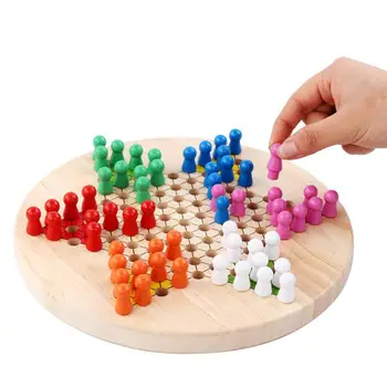 2 in 1 Double-Faced Folding Wooden Chinese Checkers Go Game Board Set Family Toy
2 in 1 Double-Faced Folding Wooden Chinese Checkers Go Game Board Set Family Toy