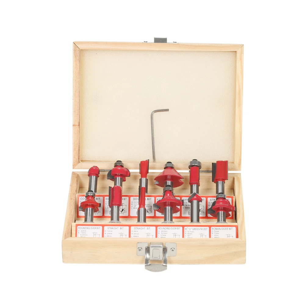12PCS Mill milling cutters 8mm Shank Router Bits milling cutters machine tools for for wood Woodworking Floor Engraving Cutting
12PCS Mill milling cutters 8mm Shank Router Bits milling cutters machine tools for for wood Woodworking Floor Engraving Cutting