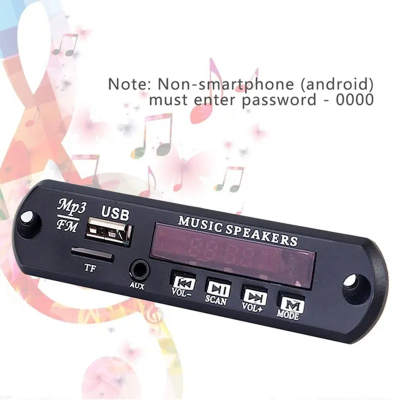 Cewaal DC5V автомобиль MP3 WMA декодер доска аудио модуль USB FM TF радио для автомобиля