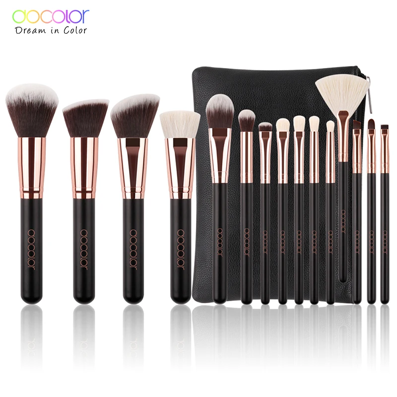 Docolor 11/15pcs Makeup Brushes Powder Foundation Eyeshadow Make Up Brushes Set Cosmetic Brushes Soft Synthetic Hair
Docolor 11/15pcs Makeup Brushes Powder Foundation Eyeshadow Make Up Brushes Set Cosmetic Brushes Soft Synthetic Hair