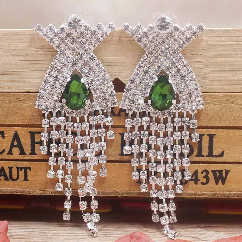 delicate long jewelry Bling Multicolor Water Drop Wedding Party Jewelry earring Women Long rhinestone Dangle tassel Earrings
delicate long jewelry Bling Multicolor Water Drop Wedding Party Jewelry earring Women Long rhinestone Dangle tassel Earrings