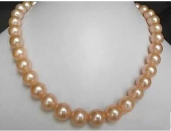 Round natural 12-13mm genuine south sea gold pink pearl necklace 18" 14k gold
Round natural 12-13mm genuine south sea gold pink pearl necklace 18" 14k gold