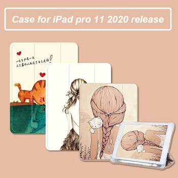 Case for iPad Pro 11 2020 with Pencil Holder Tablet Transparent Back Smart Cover Case for iPad pro 2020 11 Inch
Case for iPad Pro 11 2020 with Pencil Holder Tablet Transparent Back Smart Cover Case for iPad pro 2020 11 Inch