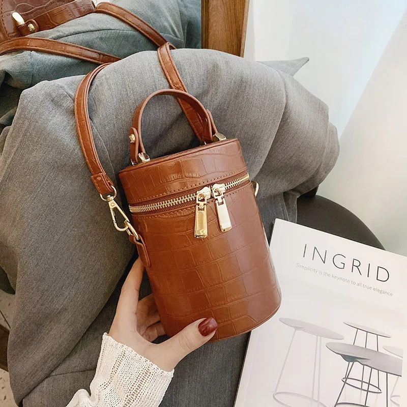 Stone Pattern Designer MINI PU Leather Bucket Bag for Women 2020 Women's Bag Trend Crossbody Shoulder Handbags Branded Hand Bag
Stone Pattern Designer MINI PU Leather Bucket Bag for Women 2020 Women's Bag Trend Crossbody Shoulder Handbags Branded Hand Bag