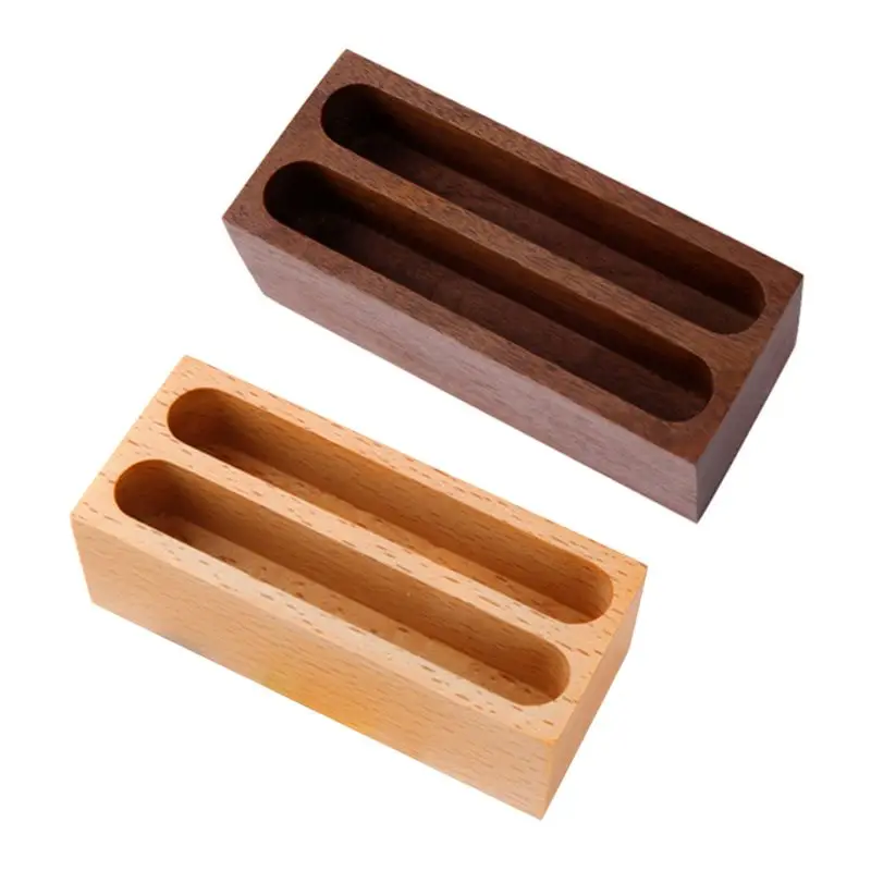 Black Walnut Beech Wood Cards Stand Office Desk Wooden Business Card Holder Organizer Storage Box
Black Walnut Beech Wood Cards Stand Office Desk Wooden Business Card Holder Organizer Storage Box