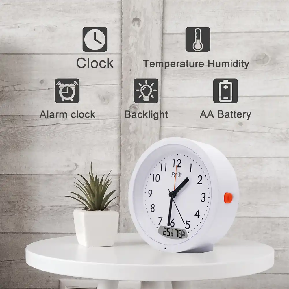 display digital auto backlight snooze table bedside clocks home