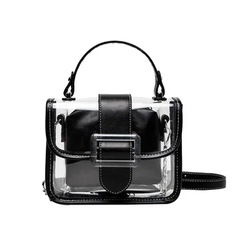 Purses and Handbags Chain Crossbody Bags for Women 2020 New Fashion Mini PVC Transparent Bag Ladies Small Shoulder Messenger Bag
Purses and Handbags Chain Crossbody Bags for Women 2020 New Fashion Mini PVC Transparent Bag Ladies Small Shoulder Messenger Bag