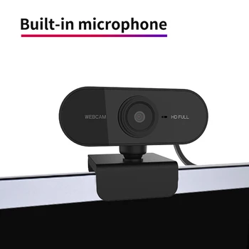 1080P HD Webcam with Mic Rotatable USB PC Desktop Web Camera Cam Mini Computer WebCamera Cam Video Recording Work
1080P HD Webcam with Mic Rotatable USB PC Desktop Web Camera Cam Mini Computer WebCamera Cam Video Recording Work