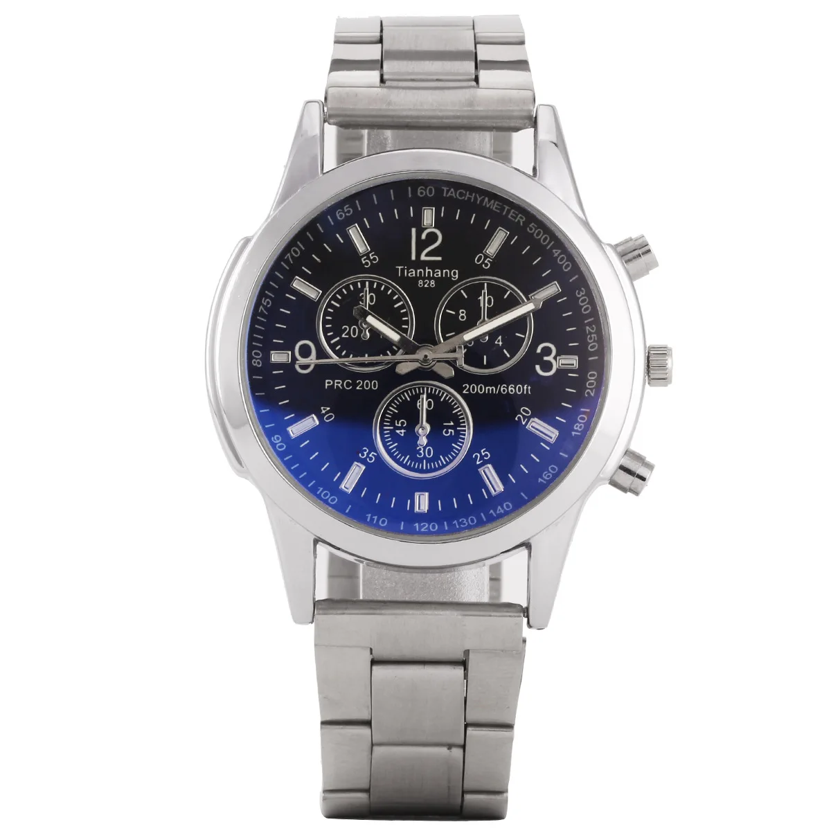 Tianhang Fake Three-Eyed Six-pin Within Dribbling Measuring Steel Belt Quartz Watch
Tianhang Fake Three-Eyed Six-pin Within Dribbling Measuring Steel Belt Quartz Watch
