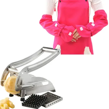 3pcs Professional French Fry Cutter Stainless Steel Vegetable Potato Slicer Cutter Kitchen Gadgets Cutting Tool with Sleevelet (
3pcs Professional French Fry Cutter Stainless Steel Vegetable Potato Slicer Cutter Kitchen Gadgets Cutting Tool with Sleevelet (