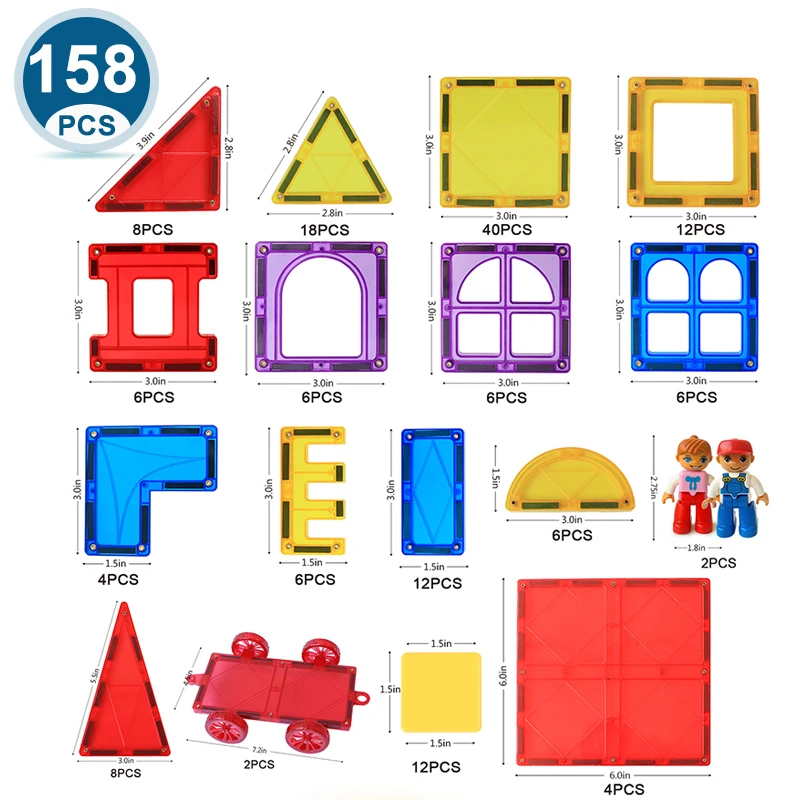 Magnetic Building Blocks Tiles Magnet Designer Toys Constructor Games Magnet Toy Model Educational Toys for Kids Gift
Magnetic Building Blocks Tiles Magnet Designer Toys Constructor Games Magnet Toy Model Educational Toys for Kids Gift