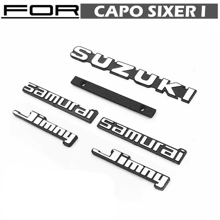 Rc Toys Model Car Body Shell Metal Logo Stickers For 1:6 Scale Remote Control Cars CAPO SIXER SAMURAI JIMNY Decorative Parts
Rc Toys Model Car Body Shell Metal Logo Stickers For 1:6 Scale Remote Control Cars CAPO SIXER SAMURAI JIMNY Decorative Parts