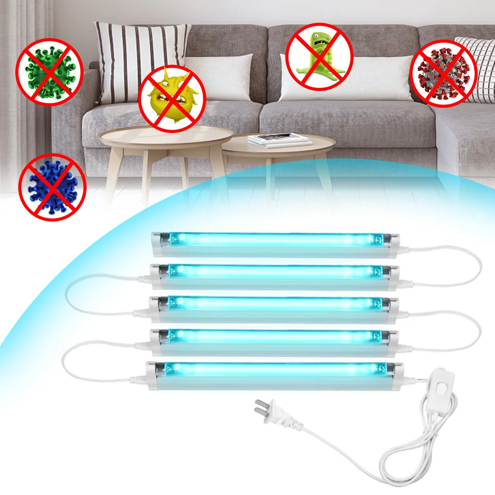T5 UVC Germicidal Ultraviolet Sterilizer Sterilizer EU/US Plug 110V/220v 8W 6W Kill Dust Light Germicidal For Bedroom Hospital
T5 UVC Germicidal Ultraviolet Sterilizer Sterilizer EU/US Plug 110V/220v 8W 6W Kill Dust Light Germicidal For Bedroom Hospital