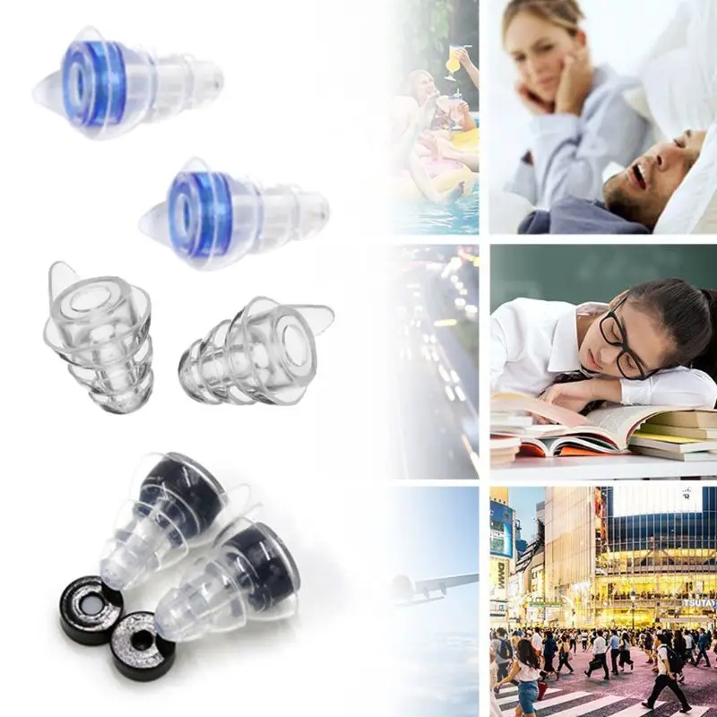 1 Pair Noise Cancelling Earplugs Filter Ear Plugs For Concerts Bar Sleeping Hearing Protection
1 Pair Noise Cancelling Earplugs Filter Ear Plugs For Concerts Bar Sleeping Hearing Protection