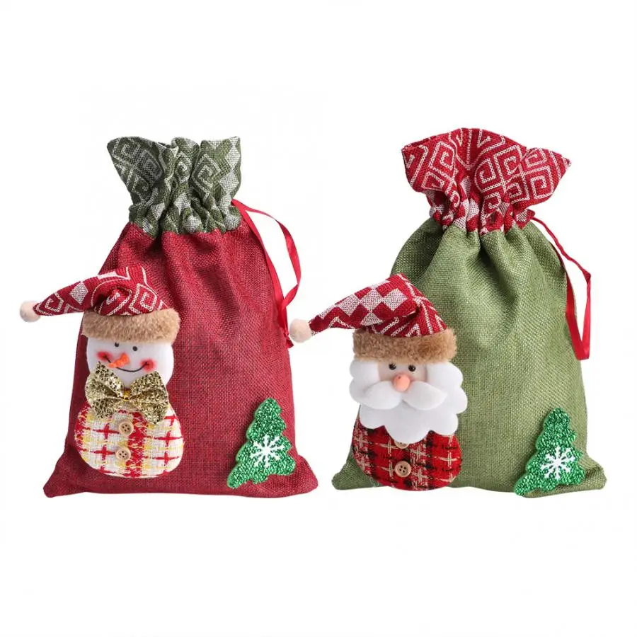 bag drawstring pouch cord bag packing bag for christmas gift