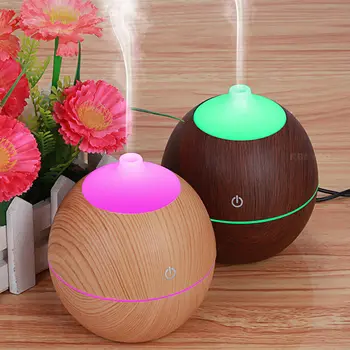 130ml Car Air Humidifier Aroma essential oil diffuser USB ultrasonic Wood Grain 7 Color Changing LED Lights for home
130ml Car Air Humidifier Aroma essential oil diffuser USB ultrasonic Wood Grain 7 Color Changing LED Lights for home