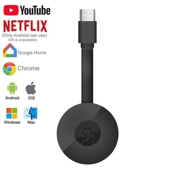 Chromecast TV Stick Wireless WiFi Display TV Dongle Receiver Full HD Screen Mirror HDMI Android/IOS Chrome Google Home Netflix
Chromecast TV Stick Wireless WiFi Display TV Dongle Receiver Full HD Screen Mirror HDMI Android/IOS Chrome Google Home Netflix