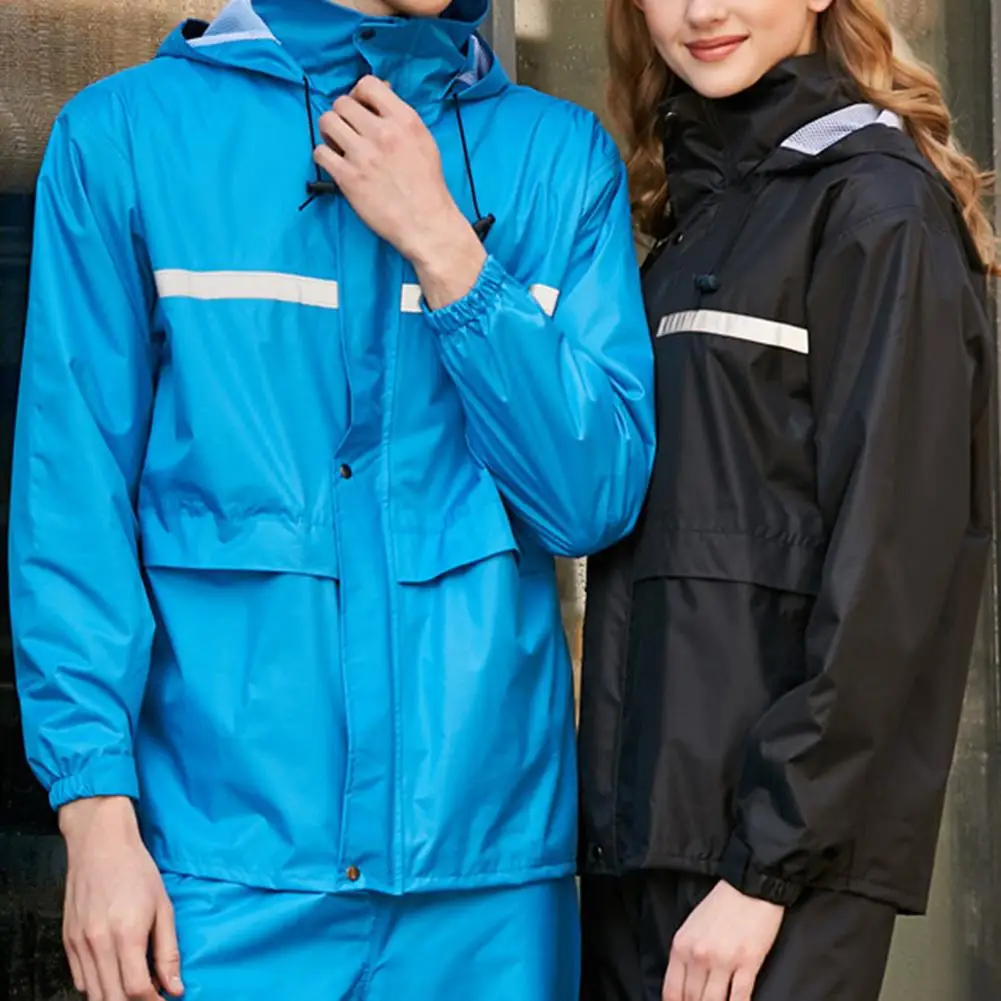 Rain Suit Set Unisex Reflective Windproof Hooded Raincoat Pants Riding Cycling Motorcycle Rain Suit Adult Split Type Raincoat
Rain Suit Set Unisex Reflective Windproof Hooded Raincoat Pants Riding Cycling Motorcycle Rain Suit Adult Split Type Raincoat