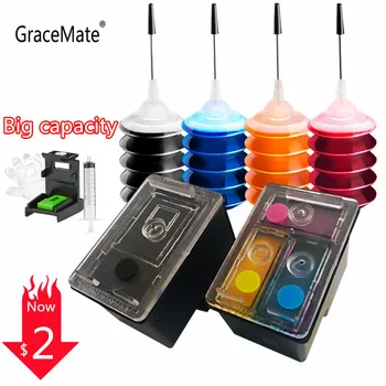 GraceMate 680 Refillable Ink Cartridge Compatible for HP 680XL Deskjet 3835 2135 3635 2136 2138 3636 4535 4536 4538 4675 Printer
GraceMate 680 Refillable Ink Cartridge Compatible for HP 680XL Deskjet 3835 2135 3635 2136 2138 3636 4535 4536 4538 4675 Printer