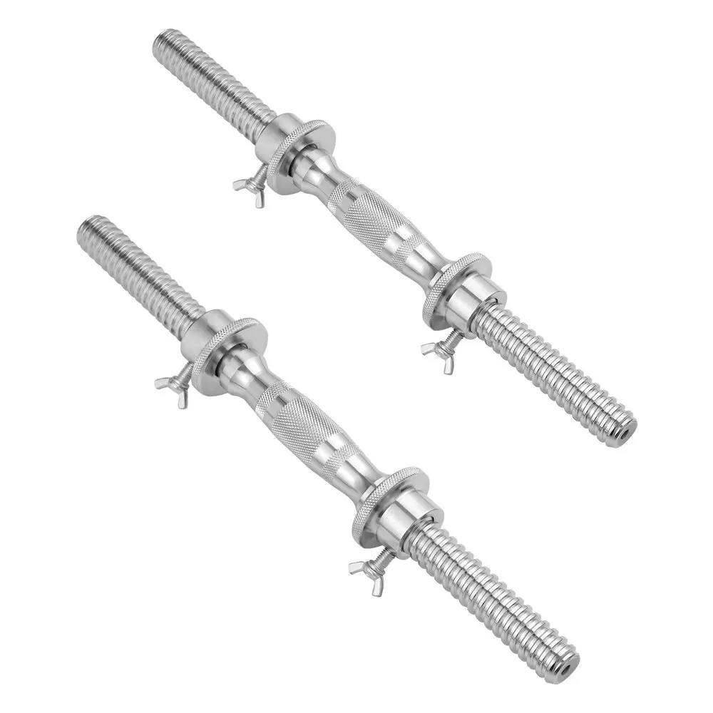 2pcs Textured Cast Iron Non-slip Barbell Bars Weightlifting Accessories Dumbbell Handles for Sports Training
2pcs Textured Cast Iron Non-slip Barbell Bars Weightlifting Accessories Dumbbell Handles for Sports Training