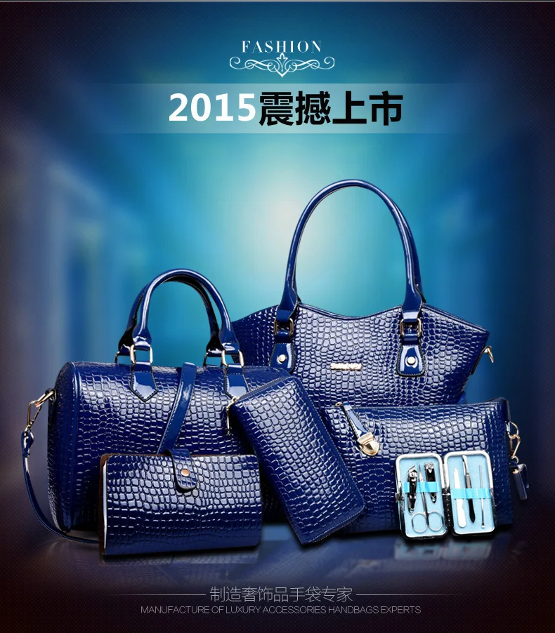 Europe And America-Style Hot Selling Spring And Summer 2018 Different Size Bags Big Bag Shoulder Bag Shoulder Bag Six Pieces Set
Europe And America-Style Hot Selling Spring And Summer 2018 Different Size Bags Big Bag Shoulder Bag Shoulder Bag Six Pieces Set