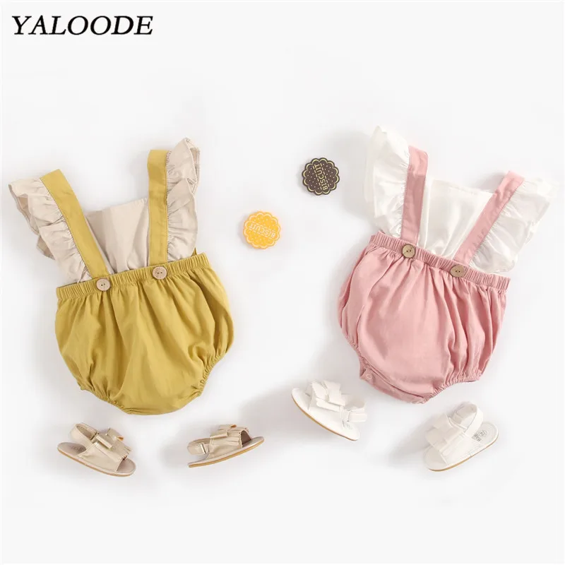 YALOODE 2020 New Baby Girls Romper Summer Cotton Bow Sleeveless One-pieces Newborn Baby Jumpsuits Infant Clothes Outfits
YALOODE 2020 New Baby Girls Romper Summer Cotton Bow Sleeveless One-pieces Newborn Baby Jumpsuits Infant Clothes Outfits
