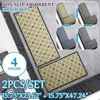 2PCS Kitchen Floor Carpet Floor Mat Modern Geometric PatternArea Rug Non-Slip Bathroom Absorbent Doormat Pad Mat Doormat
2PCS Kitchen Floor Carpet Floor Mat Modern Geometric PatternArea Rug Non-Slip Bathroom Absorbent Doormat Pad Mat Doormat