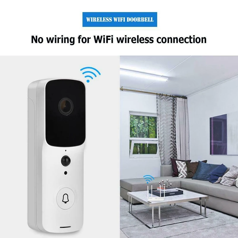 Smart home wireless video doorbell