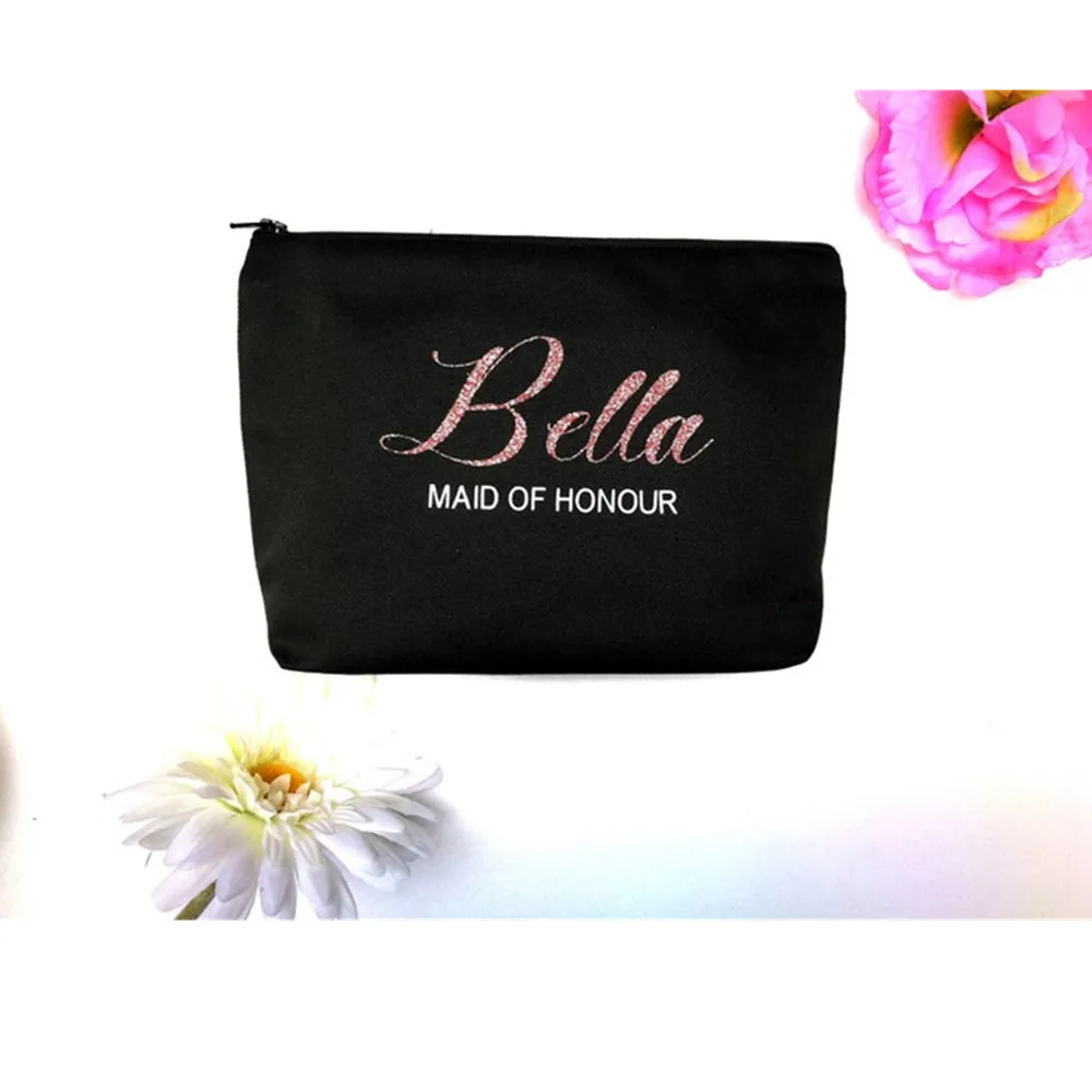 custom rose gold name makeup Bags team bride canvas Cosmetic bag maid of honour Christmas proposal Gift Bridesmaid Make Up Bag
custom rose gold name makeup Bags team bride canvas Cosmetic bag maid of honour Christmas proposal Gift Bridesmaid Make Up Bag