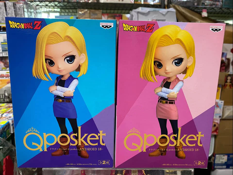 Оригинальная фигурка RORONOA Banpresto DBZ Q на базе Android 18 экшн лазури Коллекционная