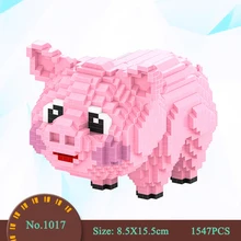 1547pcs Pink Pig Animal Model Mini Building Blocks DIY Cartoon Animal Action Figures Assembling Bricks Children's Toy Gifts
1547pcs Pink Pig Animal Model Mini Building Blocks DIY Cartoon Animal Action Figures Assembling Bricks Children's Toy Gifts