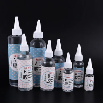 Super Liquid AB Glue High Strong Adhesive Epoxy Resin For Jewelry Making DIY Tools Transparent Resin Glue
Super Liquid AB Glue High Strong Adhesive Epoxy Resin For Jewelry Making DIY Tools Transparent Resin Glue
