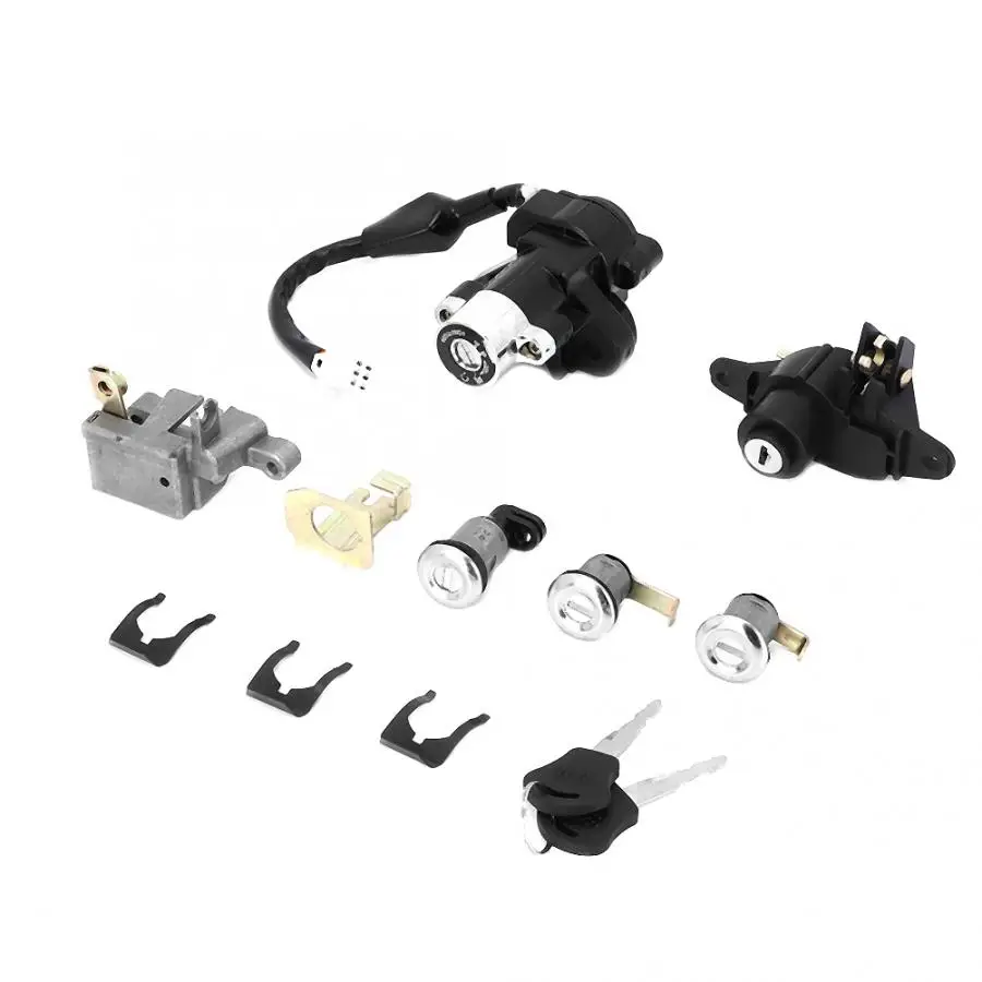High Quality Aluminum Alloy Motorcycle Ignition Switch Lock Keys Set Fit for Jonway Star 250 300cc YY250T YY300T Motorcycle Part
High Quality Aluminum Alloy Motorcycle Ignition Switch Lock Keys Set Fit for Jonway Star 250 300cc YY250T YY300T Motorcycle Part