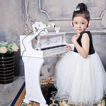Kids 37 Keys Mini Simulation Electrical Keyboard Piano Toy with Microphone Musical Instrument Developmental Educational Toy
Kids 37 Keys Mini Simulation Electrical Keyboard Piano Toy with Microphone Musical Instrument Developmental Educational Toy