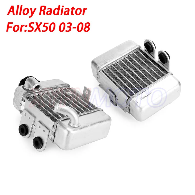 

Motorcycle Aluminum Engine Water Cooling Radiators Coolers For KTM SX50 SX Mini 49cc 50cc 2003 2004 2005 2006 2007 2008