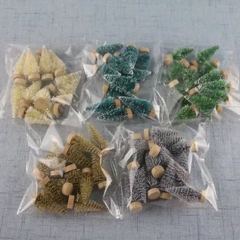 12-Piece Mini Christmas Tree Sisal Silk Cedar - Decoration Small Christmas Tree - Gold Silver Blue Green White Mini Tree
12-Piece Mini Christmas Tree Sisal Silk Cedar - Decoration Small Christmas Tree - Gold Silver Blue Green White Mini Tree