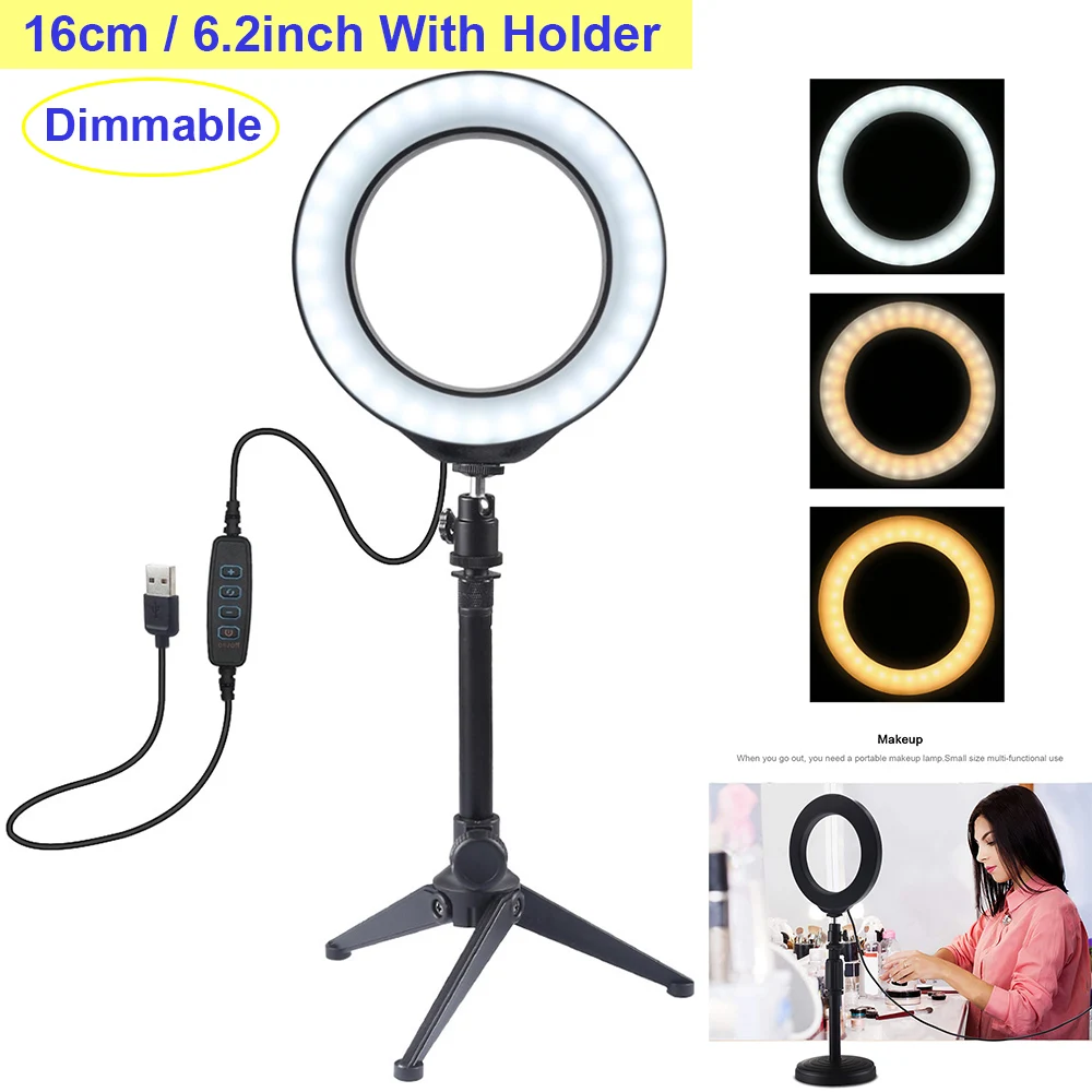 Selfie Dimmable Ring Light Photography light led lamp with mobile Holder tripod stand for Youtube Vlogging Video ringlight P30
Selfie Dimmable Ring Light Photography light led lamp with mobile Holder tripod stand for Youtube Vlogging Video ringlight P30
