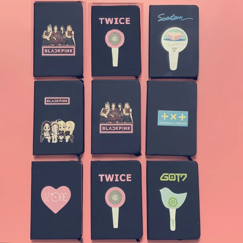 KPOP BLACKPINK Got7 Twice Txt IZONE SEVENTEEN Notebook Notepad Pu School Supplies Notebook Cartoon Pocketbook Gifts wholesale
KPOP BLACKPINK Got7 Twice Txt IZONE SEVENTEEN Notebook Notepad Pu School Supplies Notebook Cartoon Pocketbook Gifts wholesale