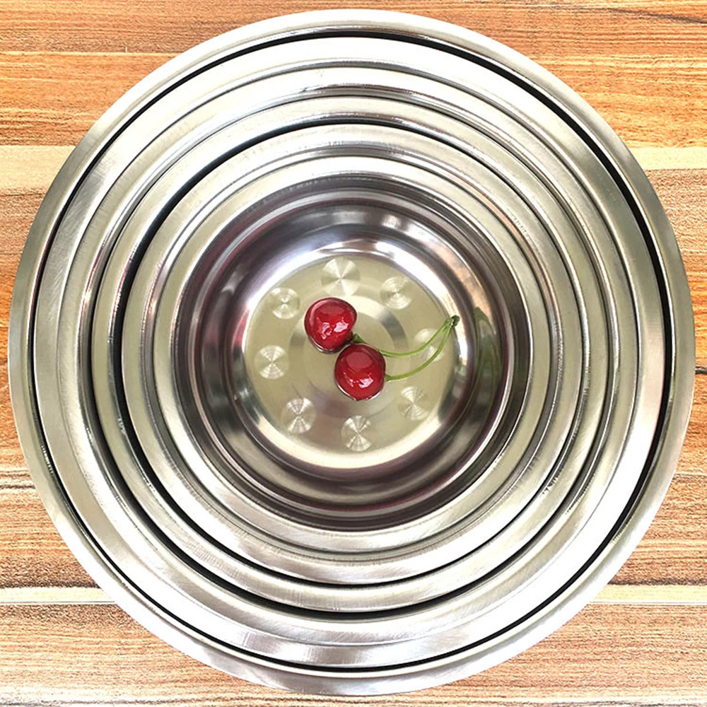 6Pcs/Set Different Size Stainless Steel Bowls Ramen Popcorn Fruit Salad Noodle Coconut Bowl Tableware Soup Bowl Dinnerware
6Pcs/Set Different Size Stainless Steel Bowls Ramen Popcorn Fruit Salad Noodle Coconut Bowl Tableware Soup Bowl Dinnerware