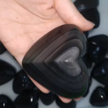 High Quality Rainbow Obsidian Heart Polish Crystal Quartz Heart With High Reflesh Healing Stone Home Decoration
High Quality Rainbow Obsidian Heart Polish Crystal Quartz Heart With High Reflesh Healing Stone Home Decoration