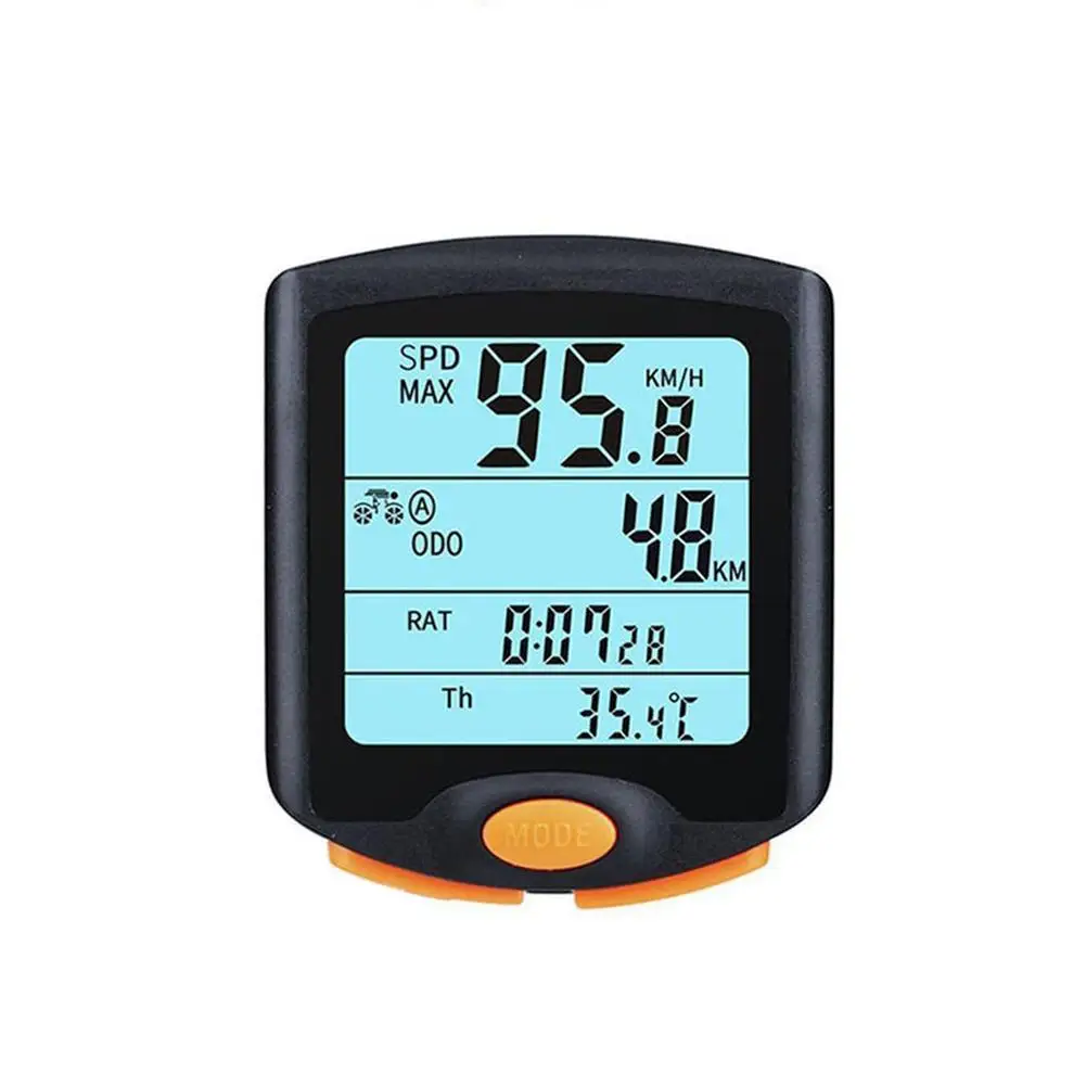 

Bicycle Speedometer Bike Computer With LCD Digital Display Bicycle Odometer Speedometer Cycling Wired Stopwatch Riding Accessory