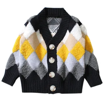 Rhombus Printing Baby Sweater Patchwork Kids Boys Cardigan 2019 New Winter Warm Outfit Coat Soft and Comfortable Girls Pullover 
Rhombus Printing Baby Sweater Patchwork Kids Boys Cardigan 2019 New Winter Warm Outfit Coat Soft and Comfortable Girls Pullover
