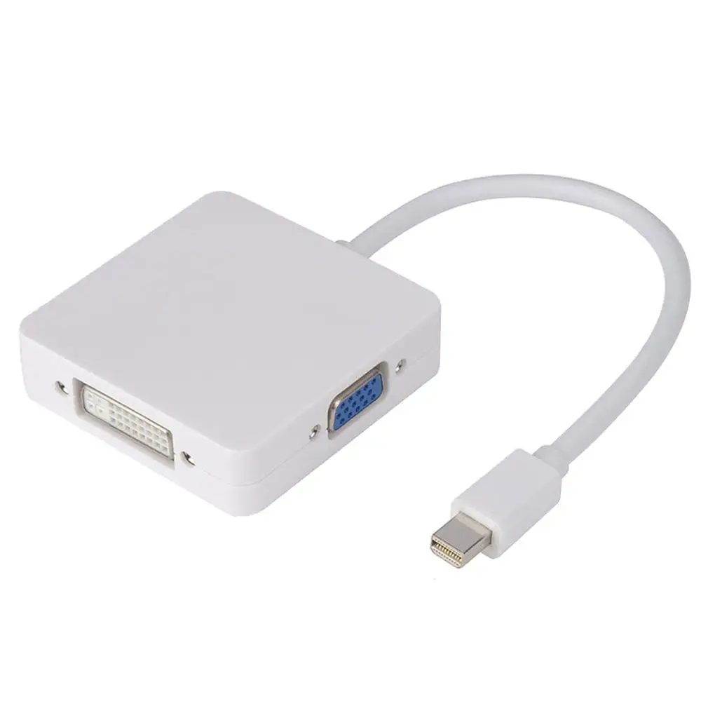3 in 1 Mini DP DisplayPort to HDMI / DVI / VGA Display Port Cable Adapter for Apple MacBook Pro
3 in 1 Mini DP DisplayPort to HDMI / DVI / VGA Display Port Cable Adapter for Apple MacBook Pro