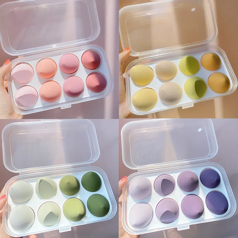 8PCS Face Makeup Puff Sponge Set Beauty Foundation Powder Blush Blender Makeup Accessories Tools Cosmetic Blending Sponges
8PCS Face Makeup Puff Sponge Set Beauty Foundation Powder Blush Blender Makeup Accessories Tools Cosmetic Blending Sponges