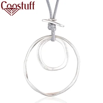 Chunky Jewelry Big Pendant Long Necklace for Women Trendy Long rope Chain Gold Silver Color suspension necklaces & pendants 2020
Chunky Jewelry Big Pendant Long Necklace for Women Trendy Long rope Chain Gold Silver Color suspension necklaces & pendants 2020