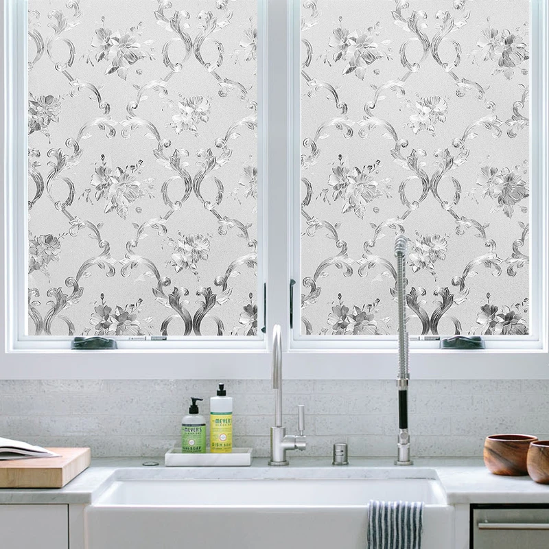 Static Glass Film without Glue, Bathroom Silding Door Glass Sticker, Decoration Window Film, Waterproof, Oilproof, 30-90cm x 3m
Static Glass Film without Glue, Bathroom Silding Door Glass Sticker, Decoration Window Film, Waterproof, Oilproof, 30-90cm x 3m