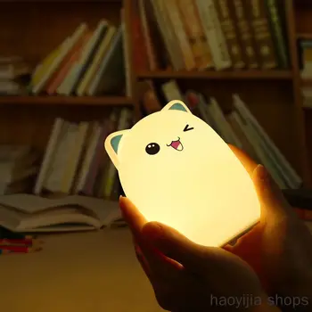 New Rechargeable Touch Sensor Light 2 Mode Night Light Bedroom Light Colorful Cat Silicone LED Night Light Fashion
New Rechargeable Touch Sensor Light 2 Mode Night Light Bedroom Light Colorful Cat Silicone LED Night Light Fashion