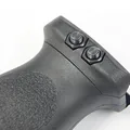 20 मिमी Picatinny रेल के लिए सामरिक पेंटबॉल Airsoft Mat स्टाइलिश फ्रंट वर्टिकल Airsoft AR15 एयर राइफल ग्रिप राल पकड़