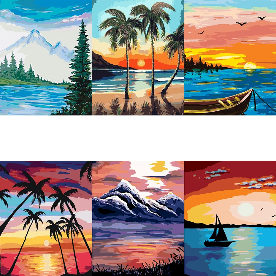 tapb DIY Oil Painting By Numbers Hand Painted “Beach Tree Scenery Landscape" Acrylic Art Coloring By Number Home Wall Decor
tapb DIY Oil Painting By Numbers Hand Painted “Beach Tree Scenery Landscape" Acrylic Art Coloring By Number Home Wall Decor