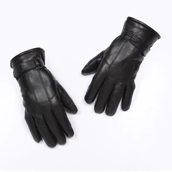Winter warm men leather sheepskin gloves one size comfortable and soft
Winter warm men leather sheepskin gloves one size comfortable and soft